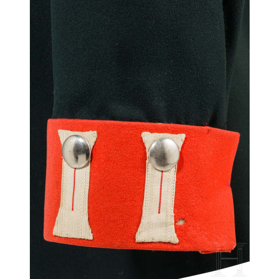 A tunic for enlisted men in the Guard Dragoon Regiment (1st Grand Ducal Hessian) No. 23, circa 1900