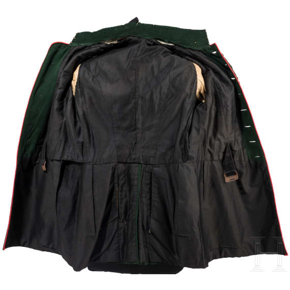 A tunic for enlisted men in the Guard Dragoon Regiment (1st Grand Ducal Hessian) No. 23, circa 1900
