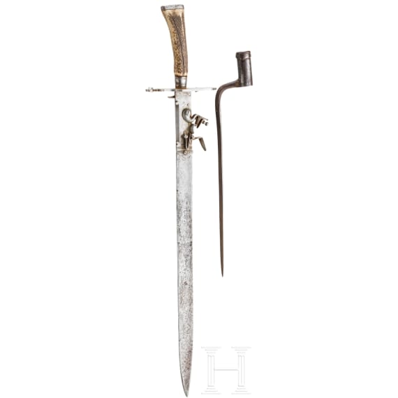 A shooting hunting hanger, first half of the 19th century