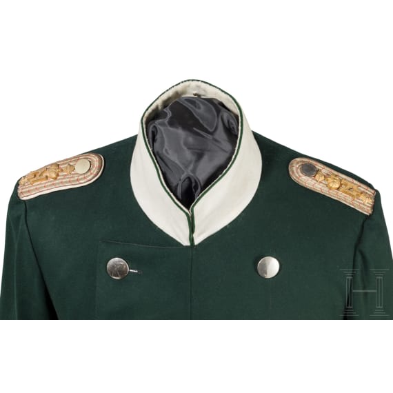 An overcoat for captains in the Life Guard Dragoon Regiment No. 24, dated 1912