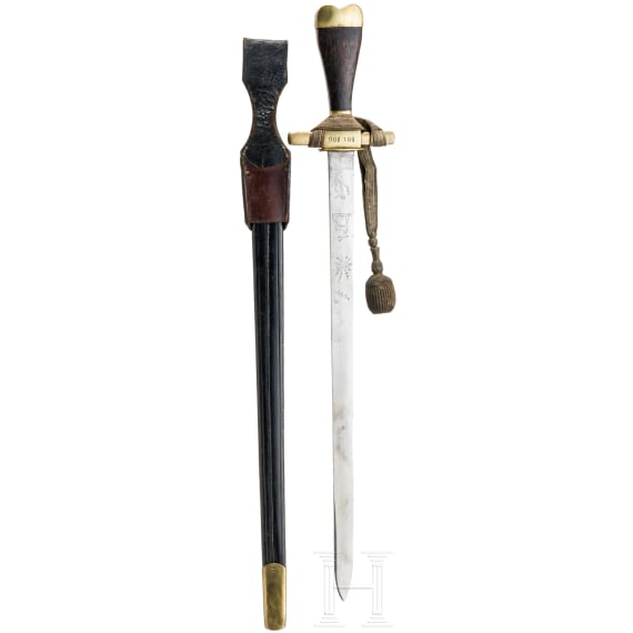 A long hunting hanger, European, 18th/19th century