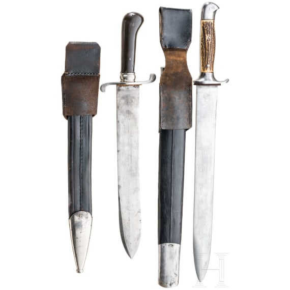 Two German hunting hangers, 1st half 20th century