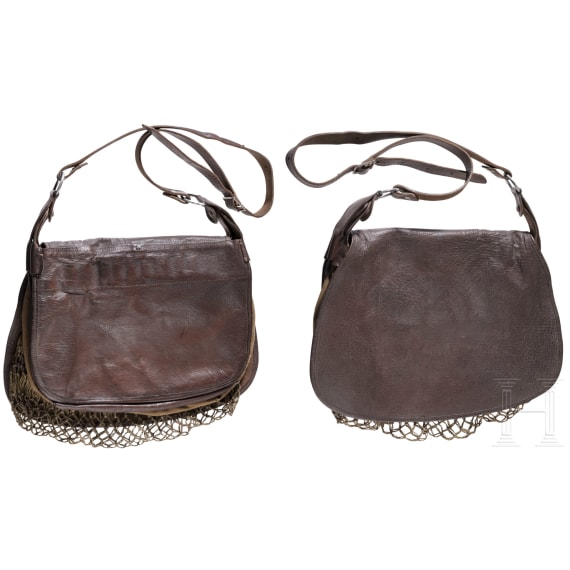 Two German hunting bags, 2nd half of the 19th century