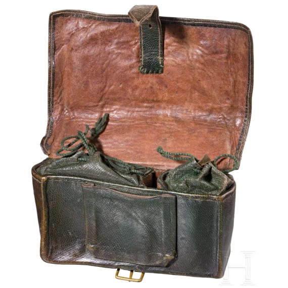 A German noblemans cartridge bag, ca. 1800