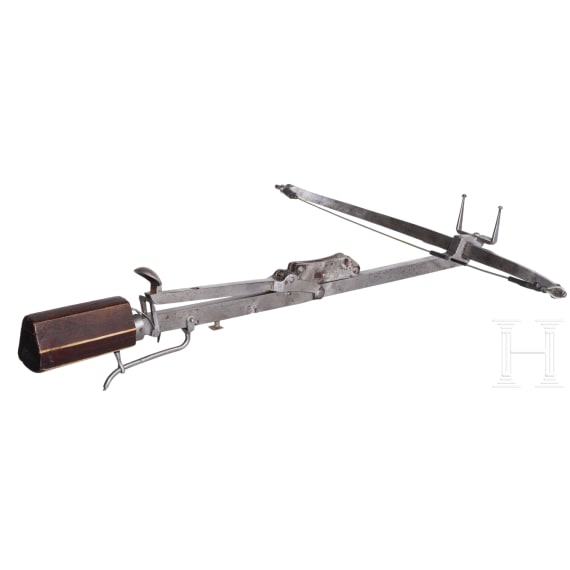 A large German bullet crossbow, Nuremberg, circa 1600
