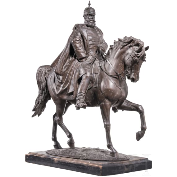 Grand Duke Friedrich Franz II of Mecklenburg-Schwerin (1823&ndash;1883) &ndash; a monumental equestrian statue