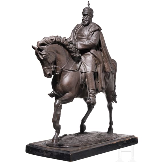 Grand Duke Friedrich Franz II of Mecklenburg-Schwerin (1823&ndash;1883) &ndash; a monumental equestrian statue