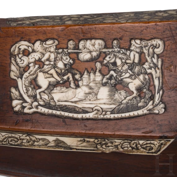 A German Kulissenschnepper or slurbow, Halle, dated 1718