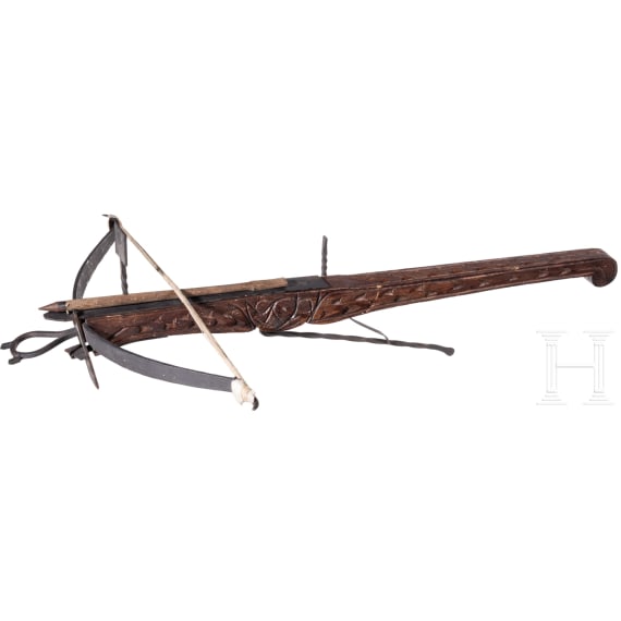 A decorative crossbow replica, Italy, 20th century