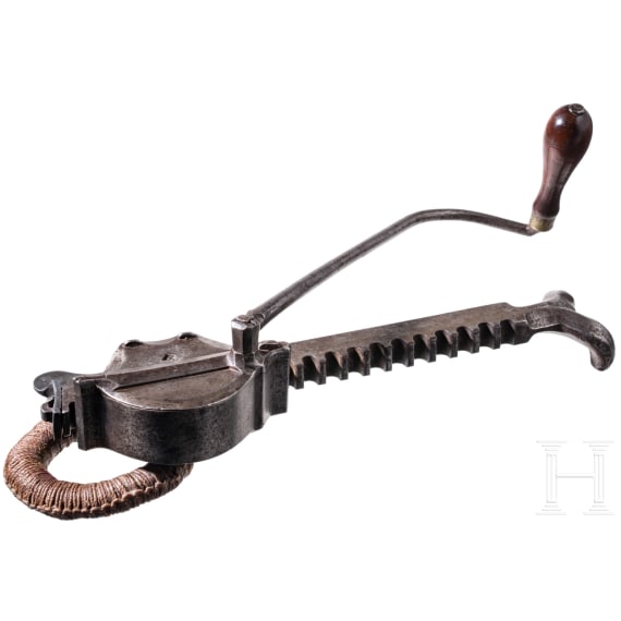 A cranequin (crossbow winder) with star mark, 16th/17th century