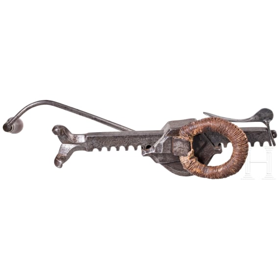A cranequin (crossbow winder) with star mark, 16th/17th century