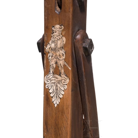 A crossbow spanning lever, historicism in the style of the 17th/18th century