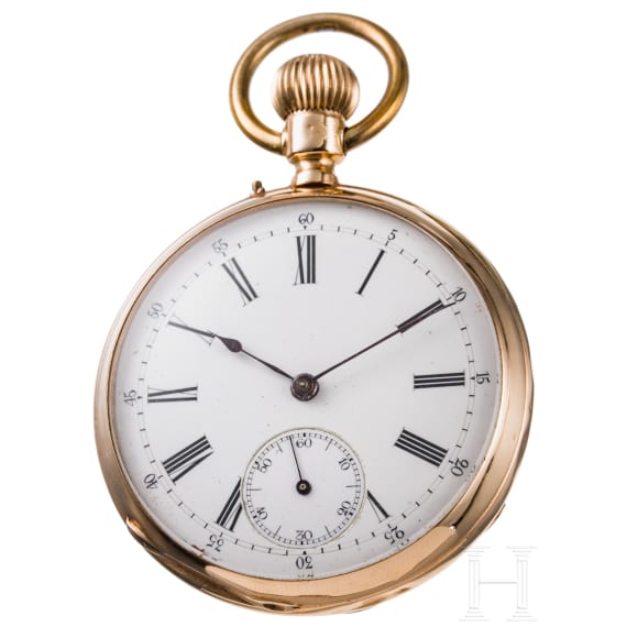 Victoria of Prussia, known as &bdquo;Empress Frederick" &ndash; a gold presentation pocket watch, circa 1890