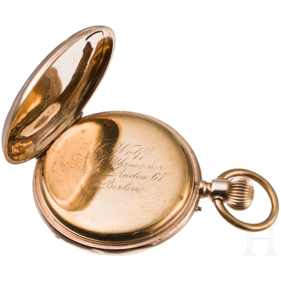 Victoria of Prussia, known as &bdquo;Empress Frederick" &ndash; a gold presentation pocket watch, circa 1890