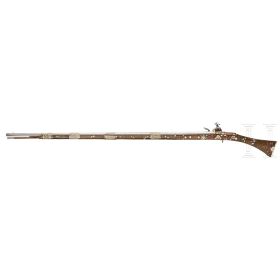 An Algerian Miquelet rifle, ca. 1900