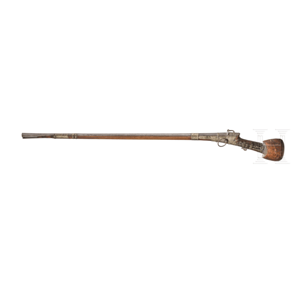 Two matchlock rifles, Yemen, 19th century