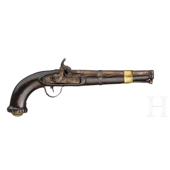 Three oriental percussion pistols, second half of the 19th century.