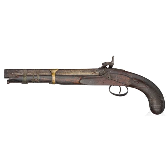 Three oriental percussion pistols, second half of the 19th century.