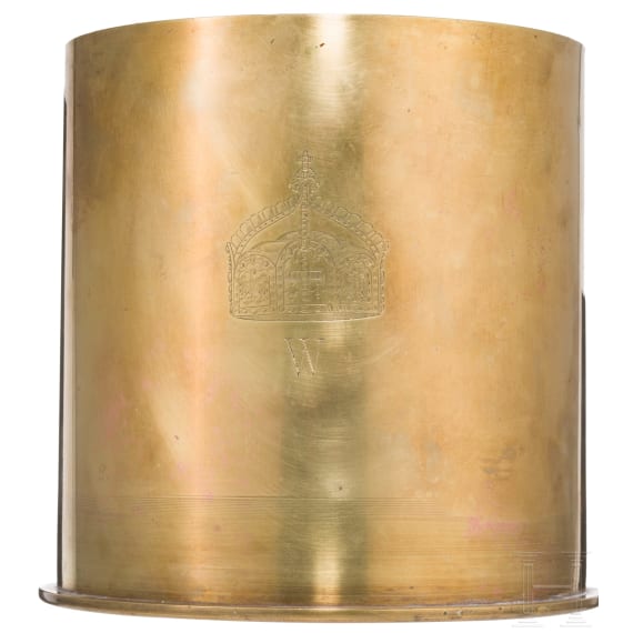 Kaiser Wilhelm II &ndash; a gift of honour &bdquo;The first shot - 4 Aug. 1914" from a German artillery unit