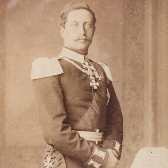 Two Hohenzollern portraits, dated 1885 and 1886