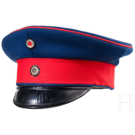 A visor cap for officers of the Prussian army, circa 1900