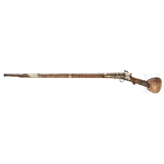A matchlock rifle, Arabian Peninsula/West Indies, 18th century