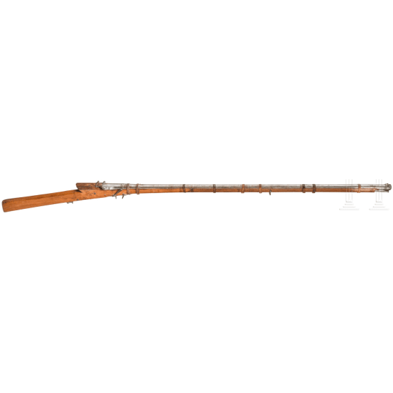An Indian flintlock musket, ca. 1800