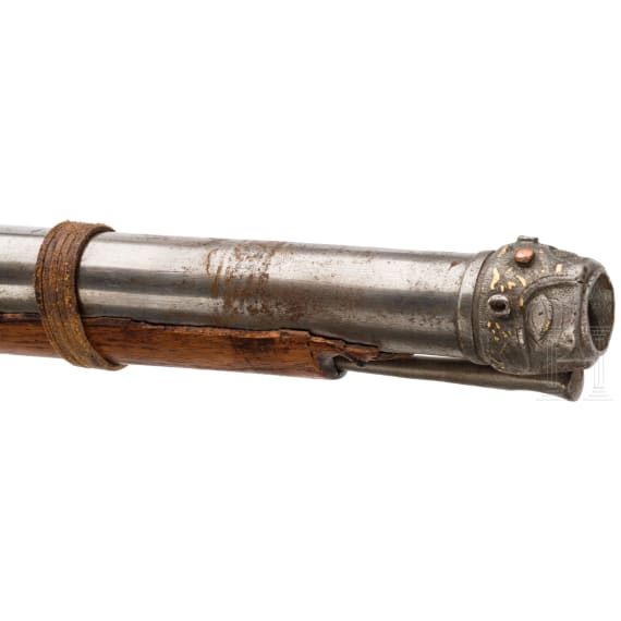 An Indian flintlock musket, ca. 1800