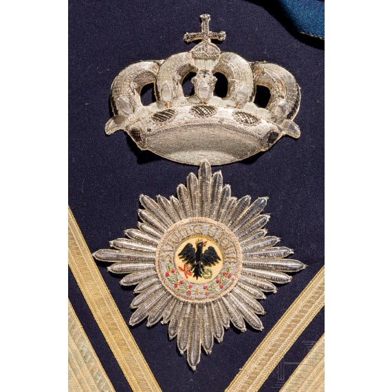 A German parade shabraque for a Prussian general, circa 1900