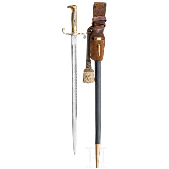 An extra-bayonet M 1871 with sawback