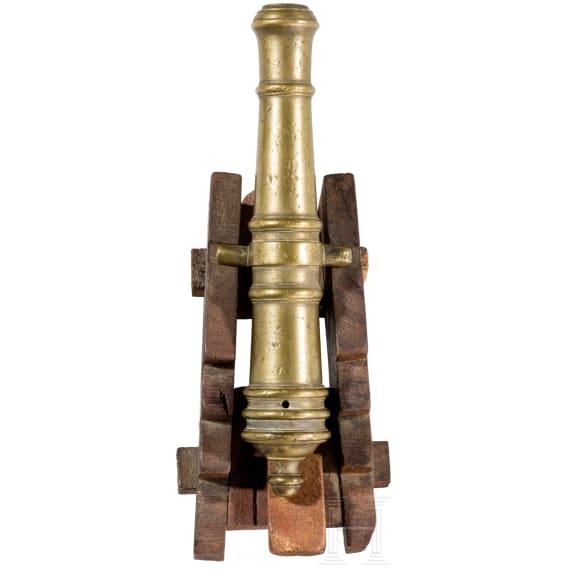 A small model cannon, Frankreich, 18th century