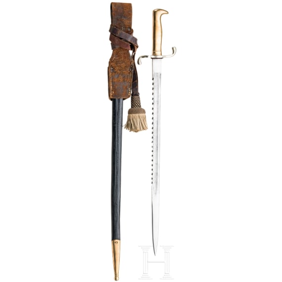 An extra-bayonet M 1871 with sawback