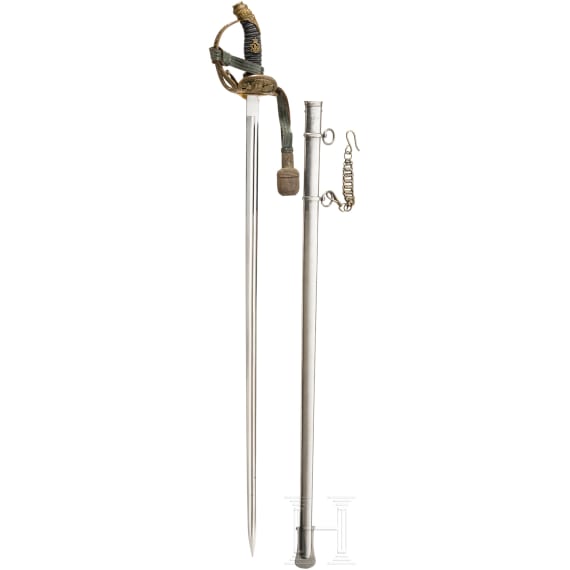 A sword M 1889 for officers, in rare design