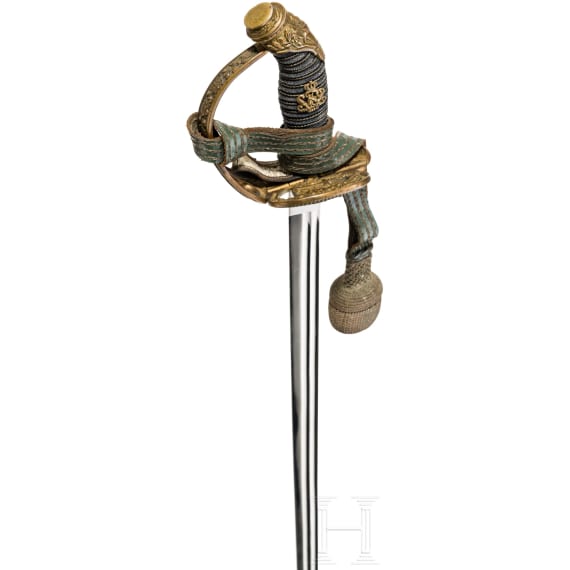 A sword M 1889 for officers, in rare design