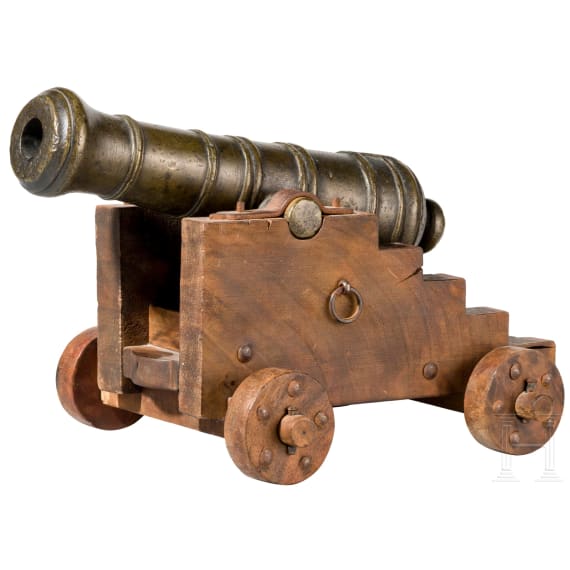 A model cannon, Frankreich, 18th century