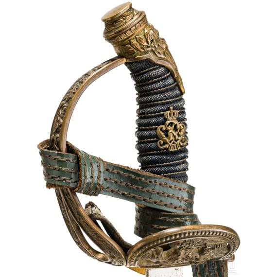 A sword M 1889 for officers, in rare design