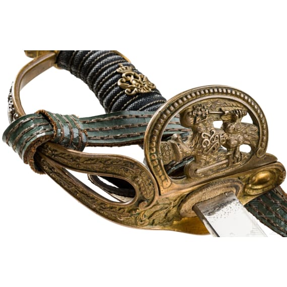 A sword M 1889 for officers, in rare design