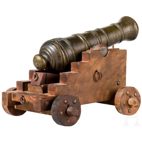 A model cannon, Frankreich, 18th century