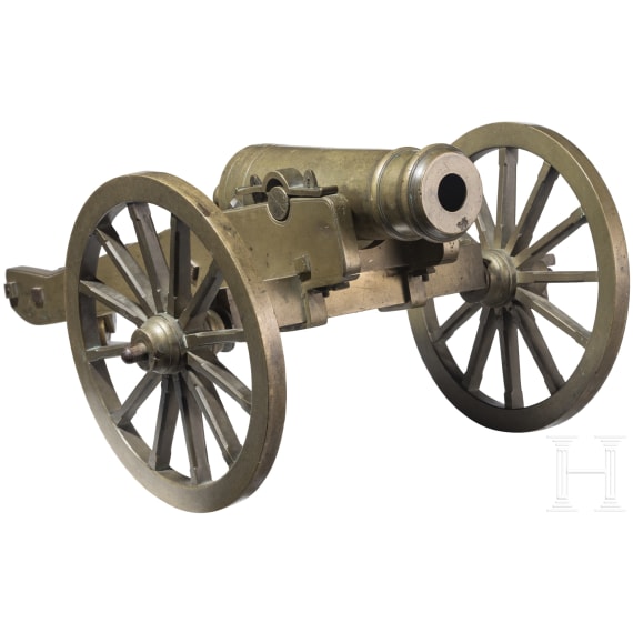 A German model of a howitzer, 2nd half of the 19th century