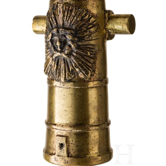 A French miniature cannon barrel, 20th century
