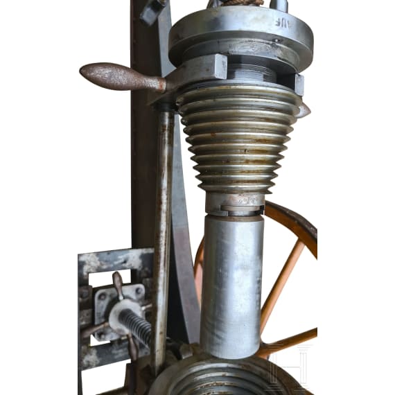 A percussion breech-loading cannon with conical screw breechblock, second half of the 20th century