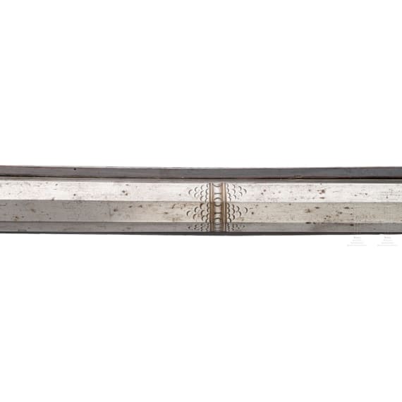 A heavy German rampart rifle with combined wheel and matchlock, circa 1570