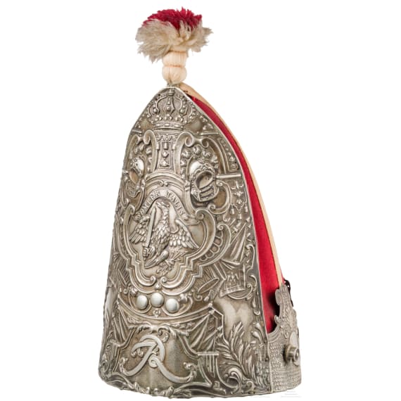 A grenadier cap M 1894 for enlisted men of the 1st Guards Regiment on Foot