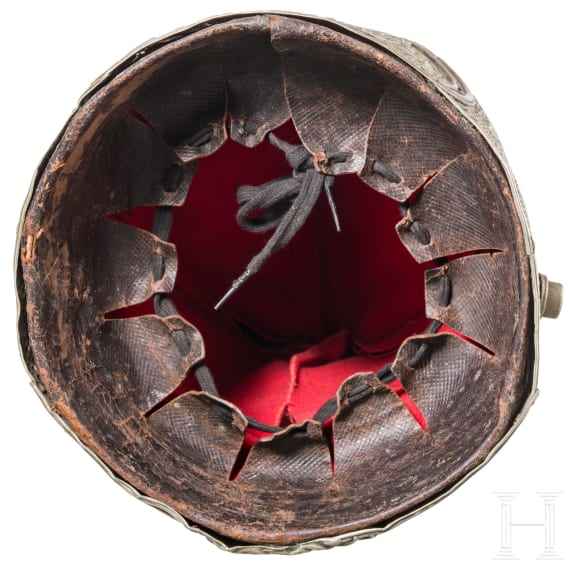 A grenadier cap M 1894 for enlisted men of the 1st Guards Regiment on Foot