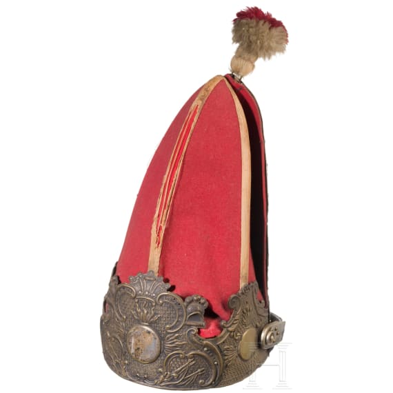 A Prussian grenadier cap M 1894 for enlisted men of the 1st Guard Regiment on foot