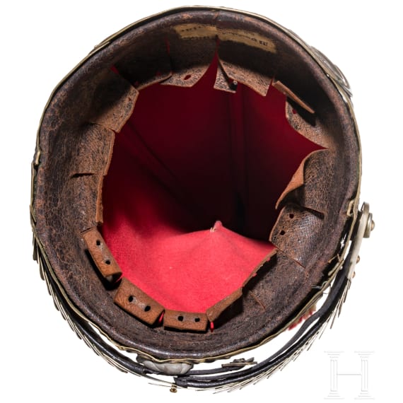 A Prussian grenadier cap M 1894 for enlisted men of the 1st Guard Regiment on foot