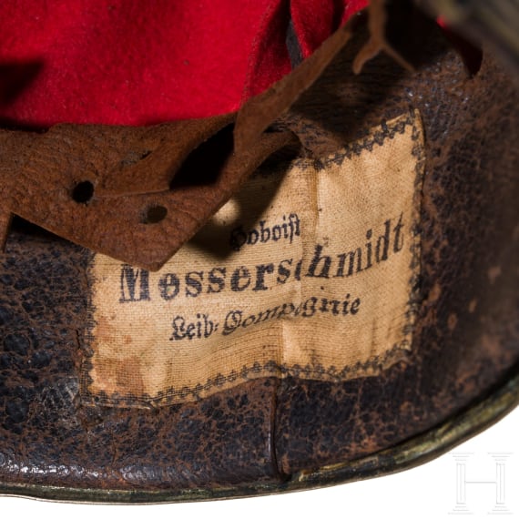 A Prussian grenadier cap M 1894 for enlisted men of the 1st Guard Regiment on foot