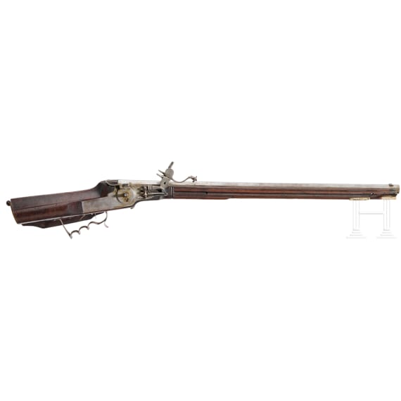 A South German wheelock-rifle, 2nd half of the 17th century