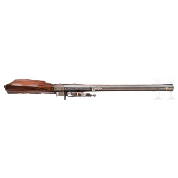 A German wheel lock rifle, circa 1750