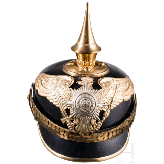 A helmet for members of the Prussian Guards Infantry